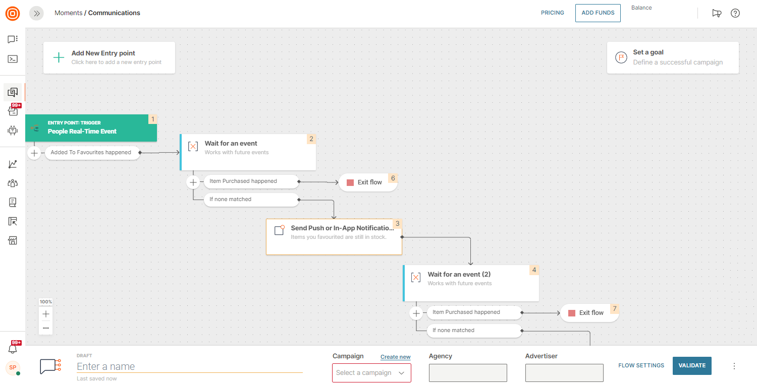 Conversations - WA flow example