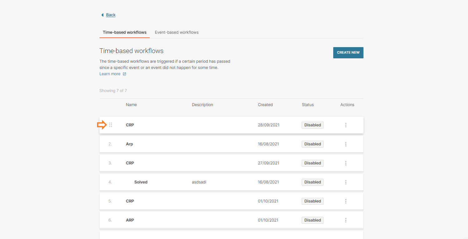 Conversations - Time-based workflows