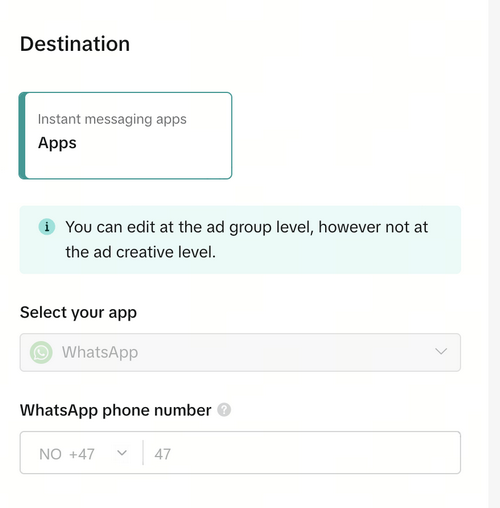 TikTok - Destination