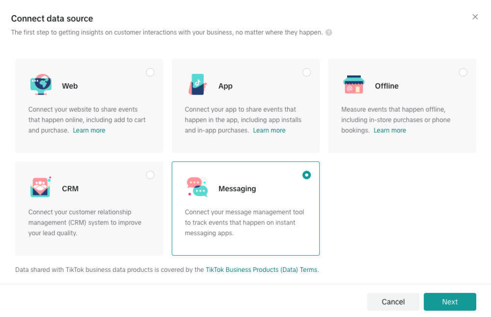 TikTok - Messaging