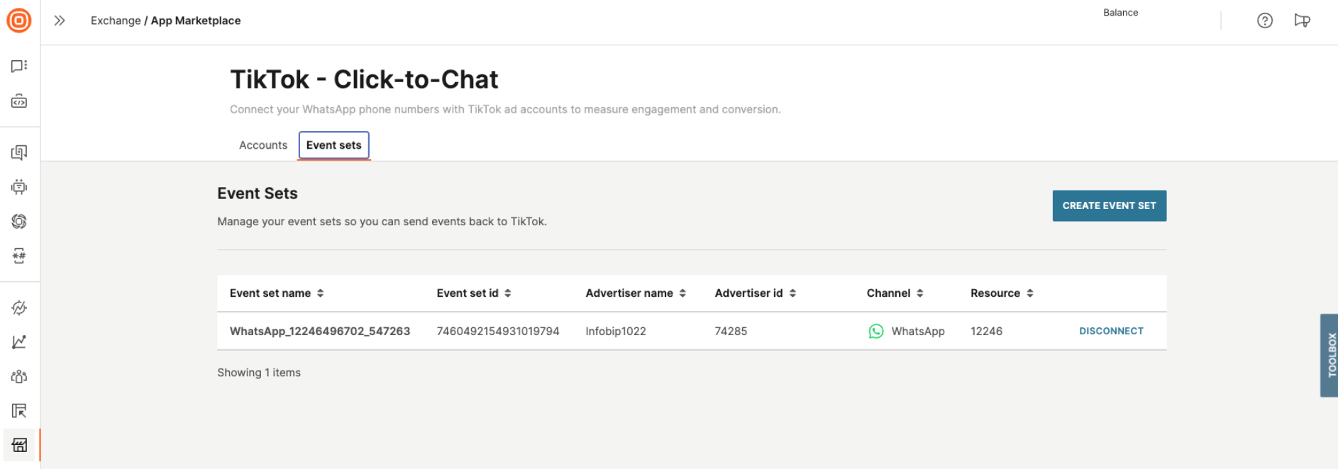 Exchange - TikTok Event set
