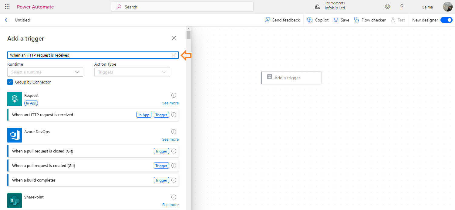 Tutorials - Teams in Conversations add trigger