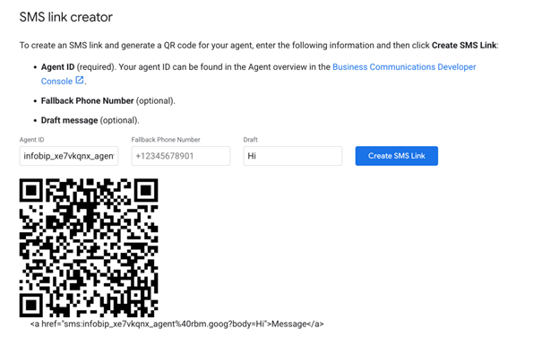 Image that shows how to generate the QR code