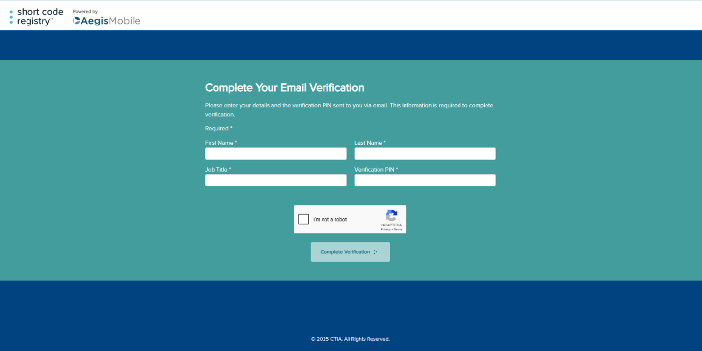 Aegis Mobile verification process