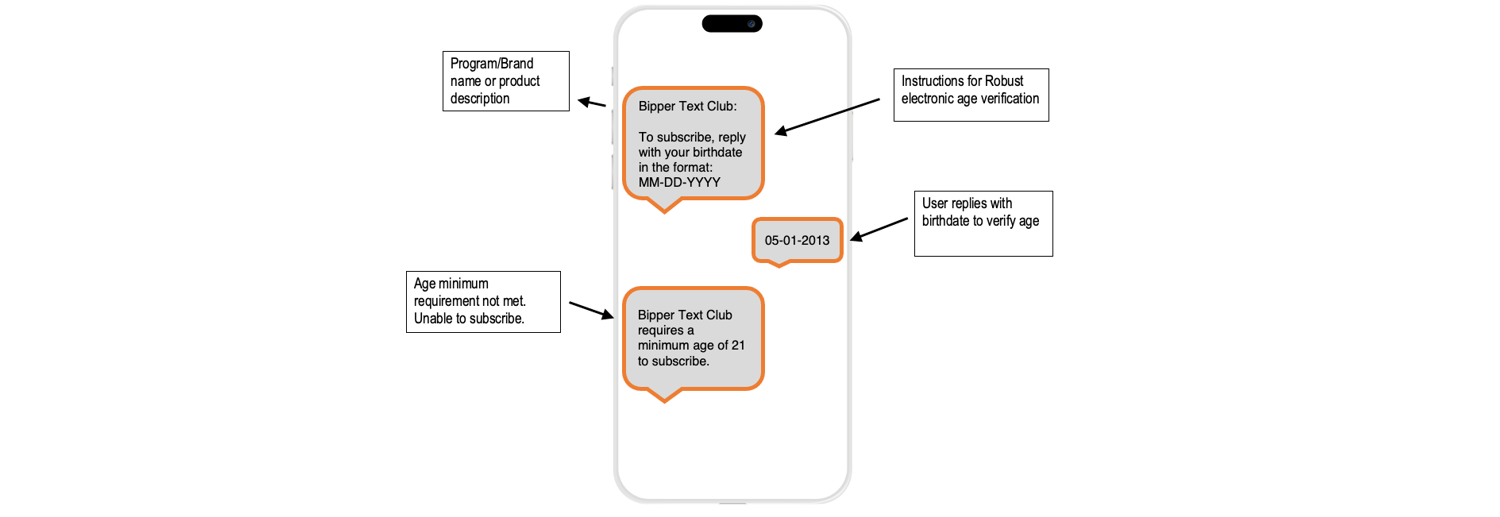 Message Flow Robust Age Gate Min Not Met