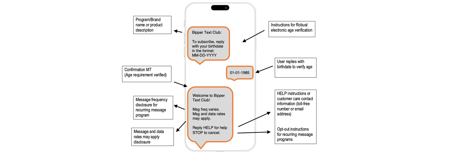 Message Flow Robust Age Gate