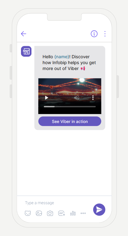 VBM - Image message