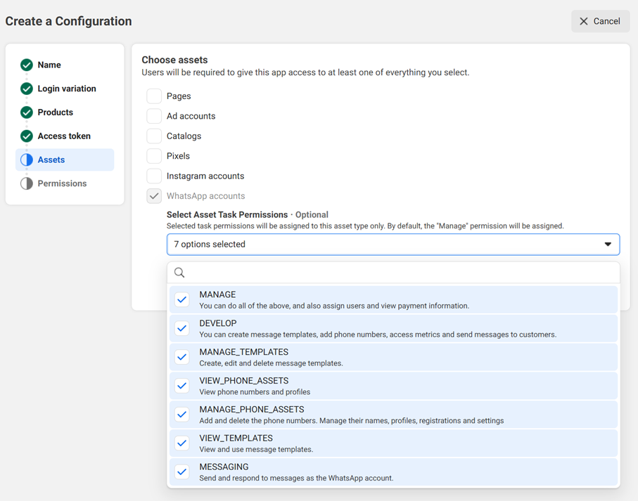 WhatsApp - Tech Provider Program - MM API Configuration - Assets