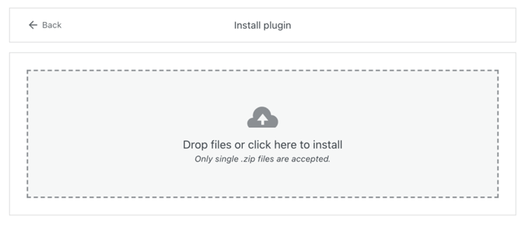 WordPress - upload plugin